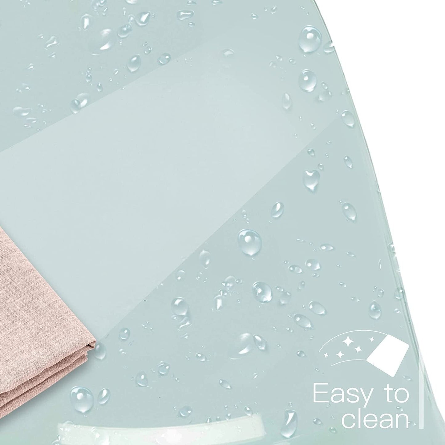 Chaise de bureau pivotante en acrylique à hauteur réglable sans accoudoirs