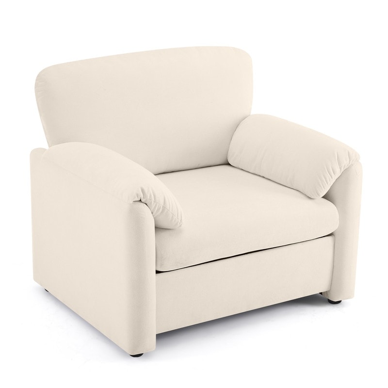 Fauteuil d'appoint moderne à oreilles d'éléphant, siège confortable pour salon et chambre