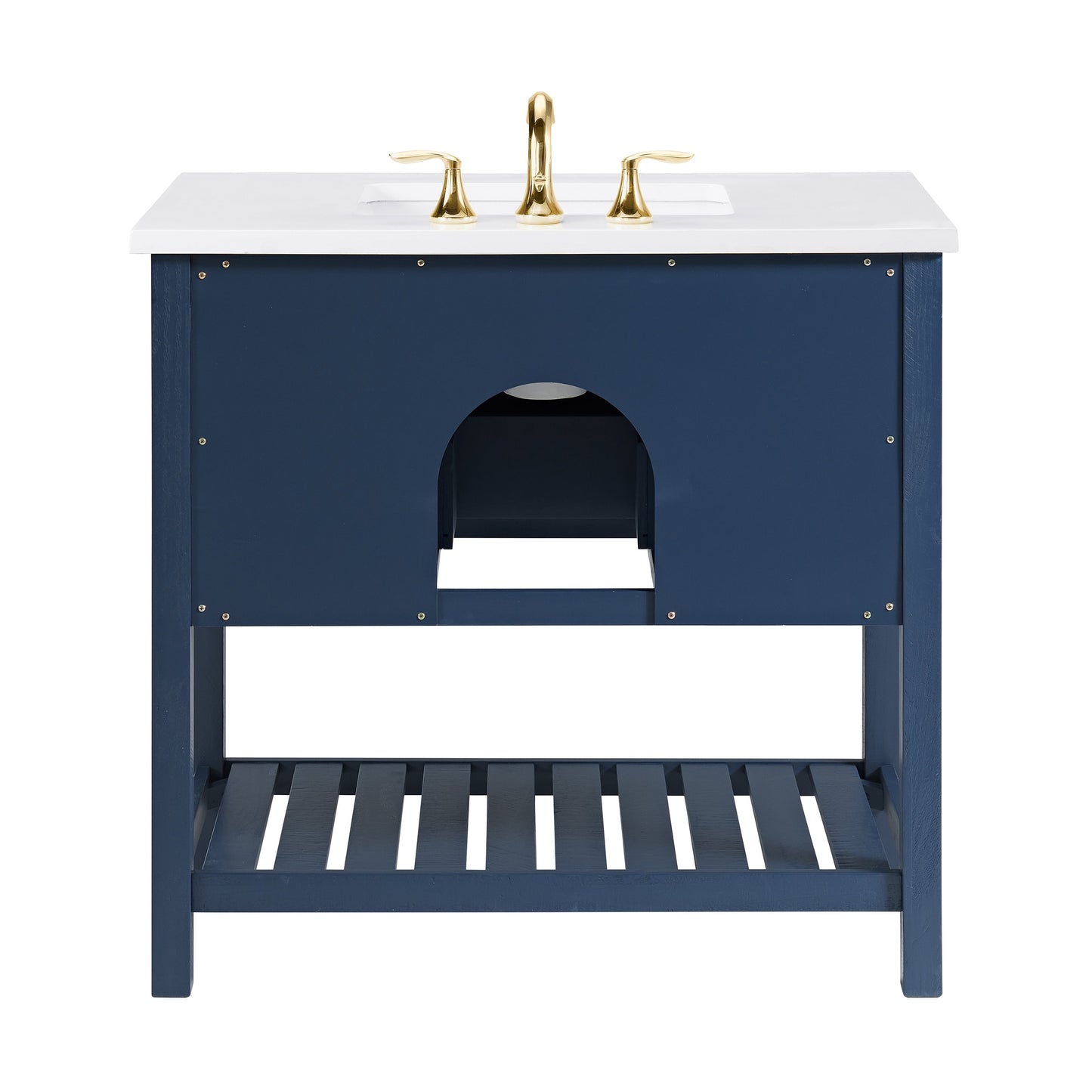 Meuble-lavabo simple de style ferme Monterey 37 avec dessus