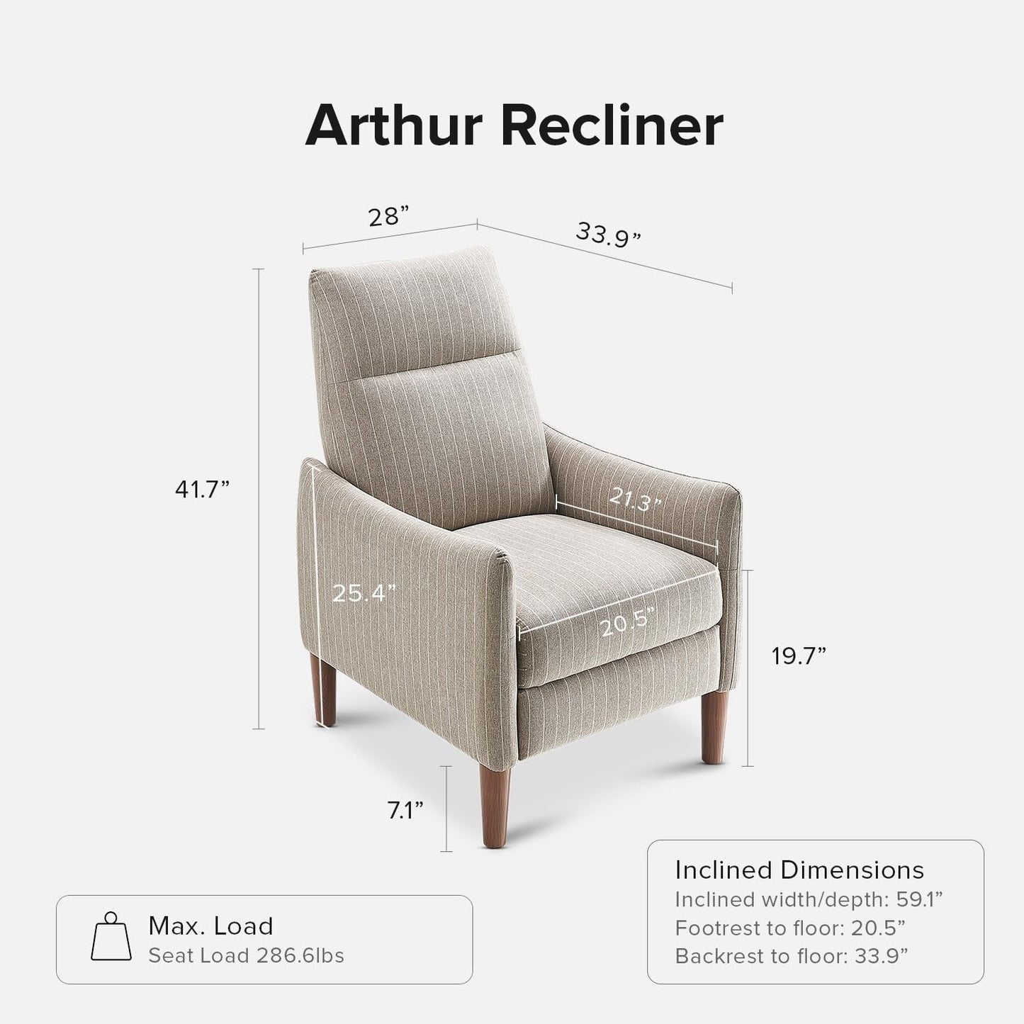 Fauteuil inclinable Arthur de Mopio