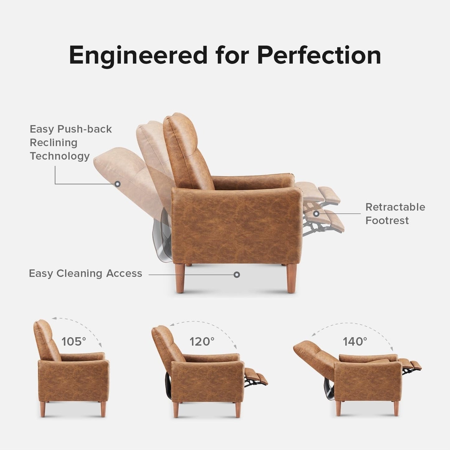 Fauteuil inclinable Arthur de Mopio