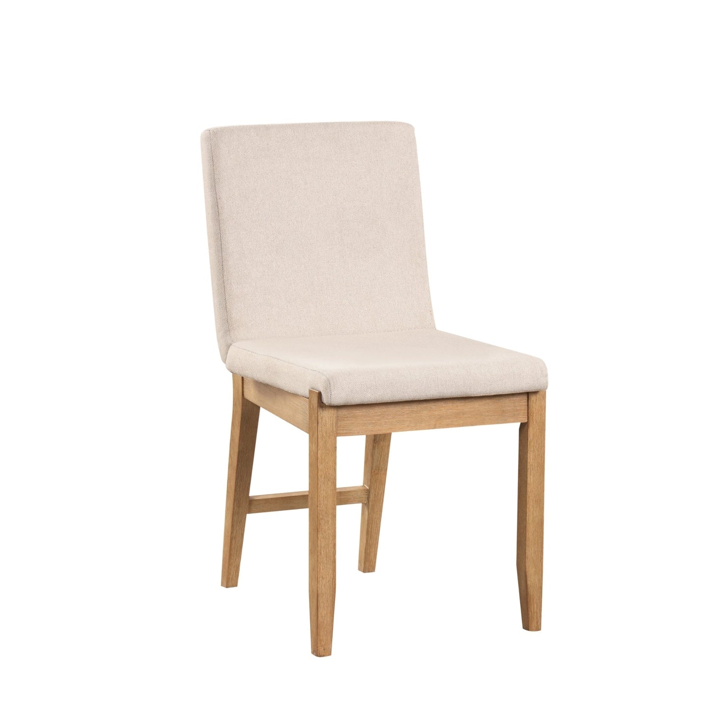 Tabouret de bar moderne Gracie, chaise rembourrée en boucle et pieds en bois brossé