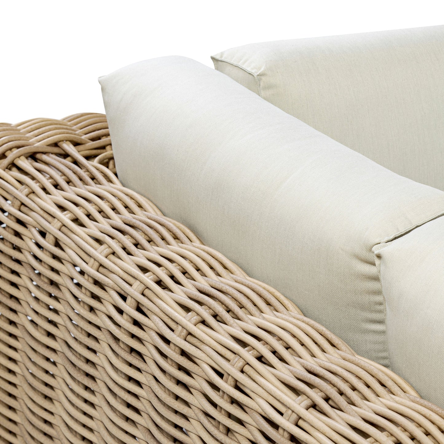 Ensemble de salon d'angle d'extérieur/terrasse Poly & Bark Puglia avec table basse