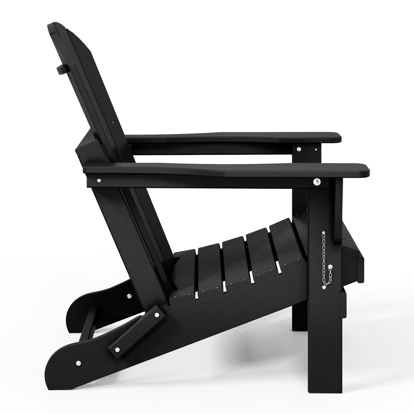 Chaises pliantes Adirondack Polytrends Laguna résistantes aux intempéries (lot de 2)