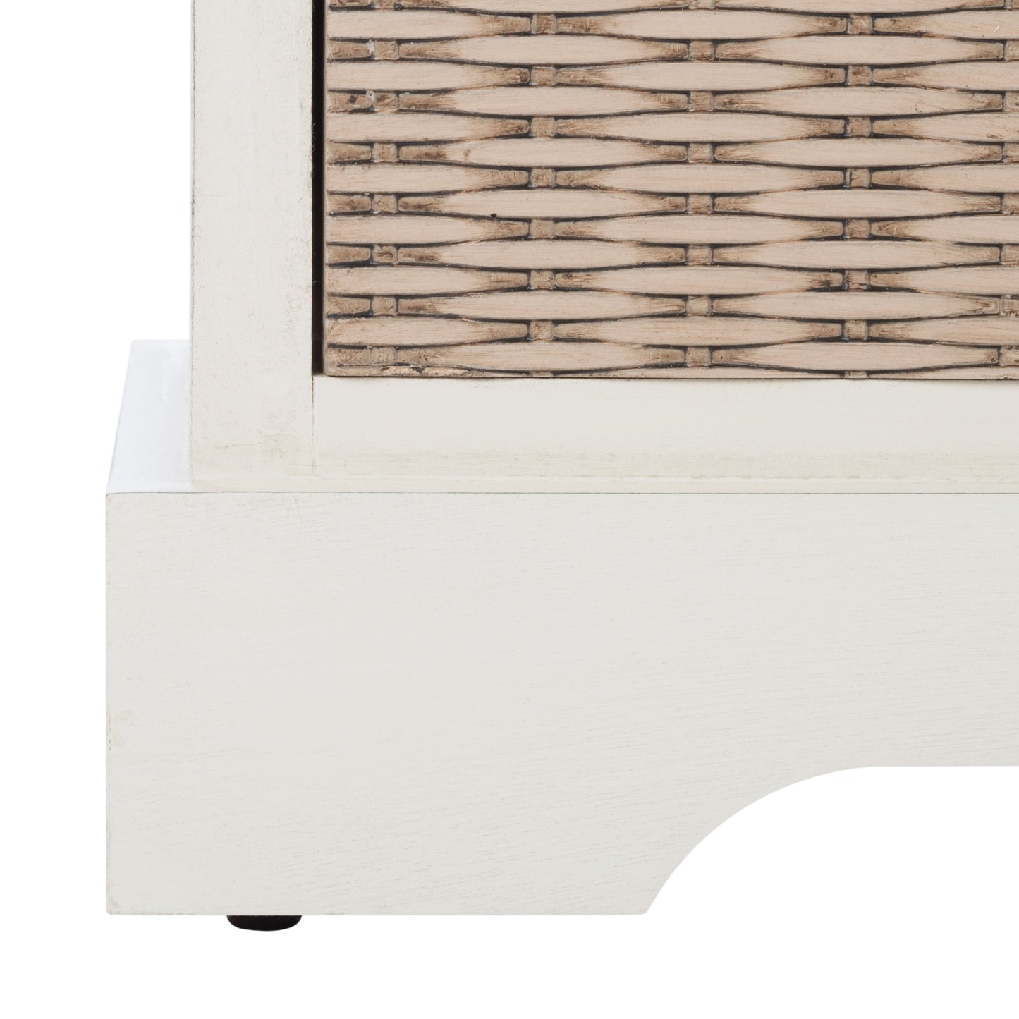 Banc de rangement à 3 tiroirs SAFAVIEH Fiorello avec coussins - 47,3 L x 15 L x 19 H - 47 L x 15 P x 19 H