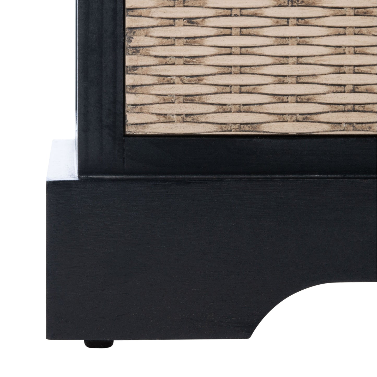 Banc de rangement à 3 tiroirs SAFAVIEH Fiorello avec coussins - 47,3 L x 15 L x 19 H - 47 L x 15 P x 19 H