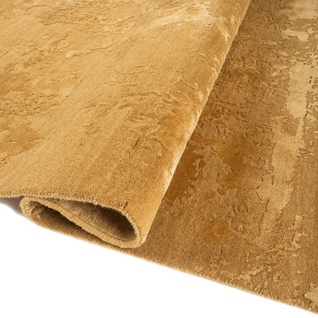 Tapis Golden Hour | Laine et soie de luxe, noués à la main