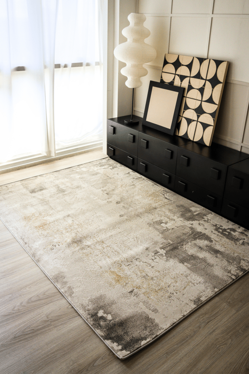 Tapis de luxe Grey Oasis | Série Carlton Modern