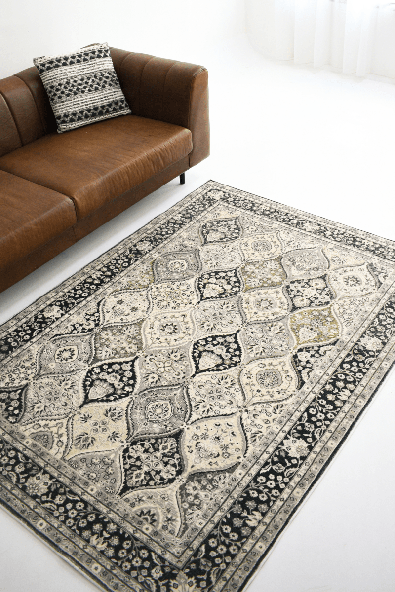 Tapis Monochrome Majesty | Persan | Série Polyfibre Cachemire