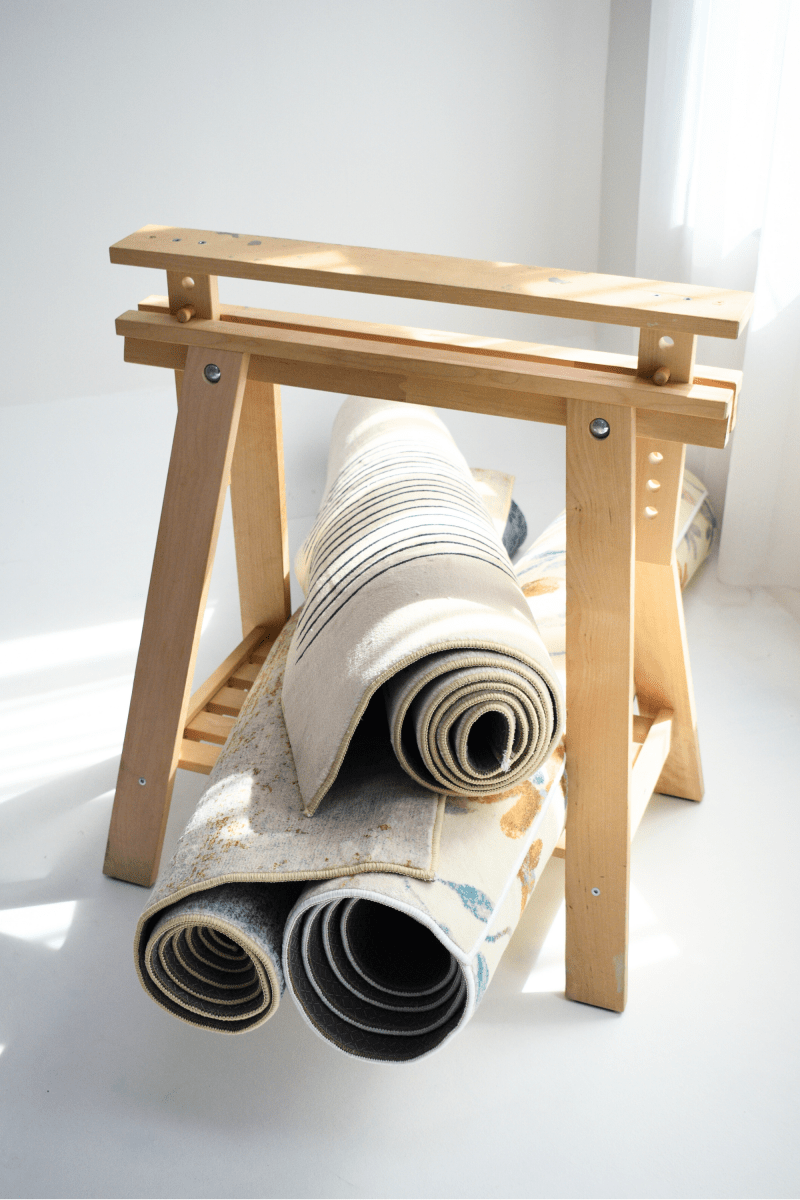 Tapis de jardin pastel | Abstrait | Série Polyfibre Cachemire