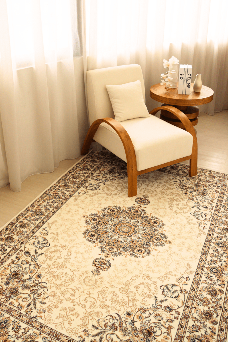 Tapis Royal Ivory | Persan | Série Polyfibre Cachemire