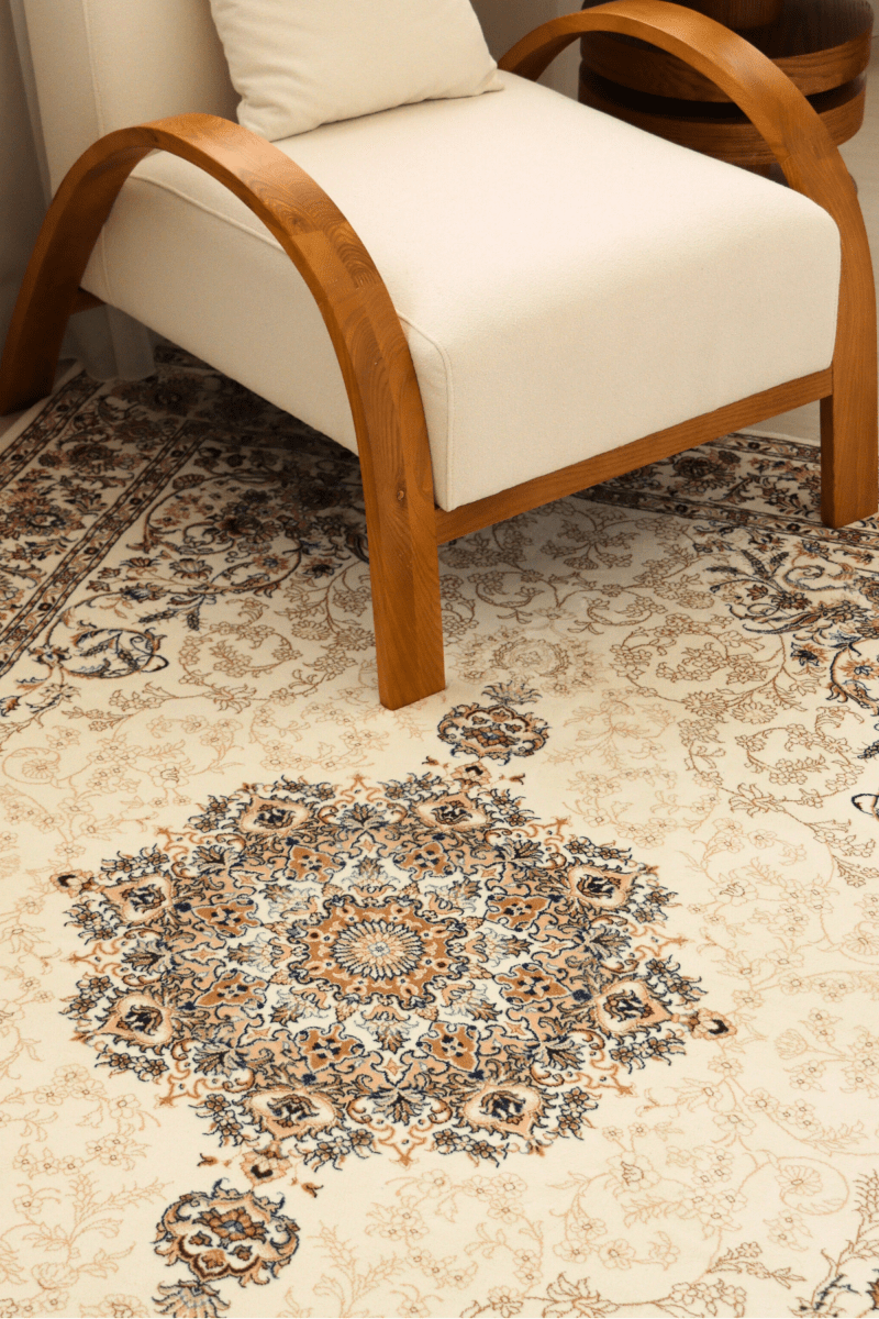 Tapis Royal Ivory | Persan | Série Polyfibre Cachemire