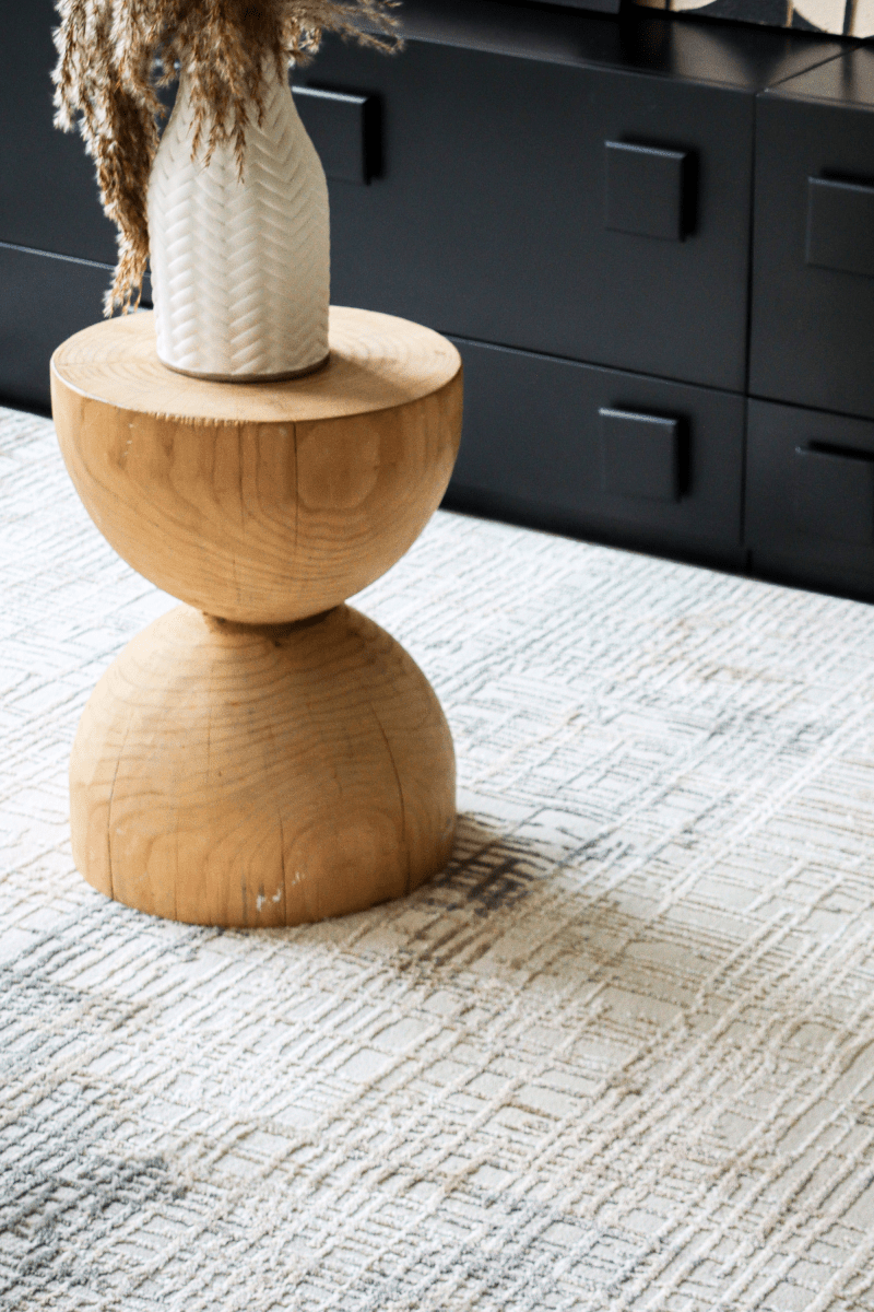 Tapis de luxe Rustic Grids | Série Carlton Modern