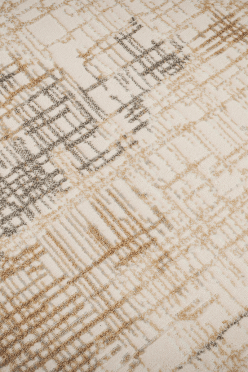 Tapis de luxe Rustic Grids | Série Carlton Modern
