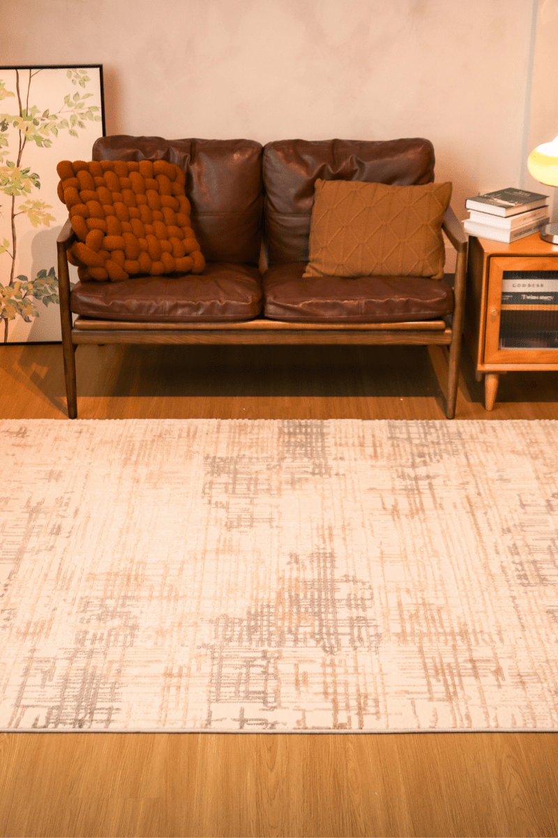 Tapis de luxe Rustic Grids | Série Carlton Modern