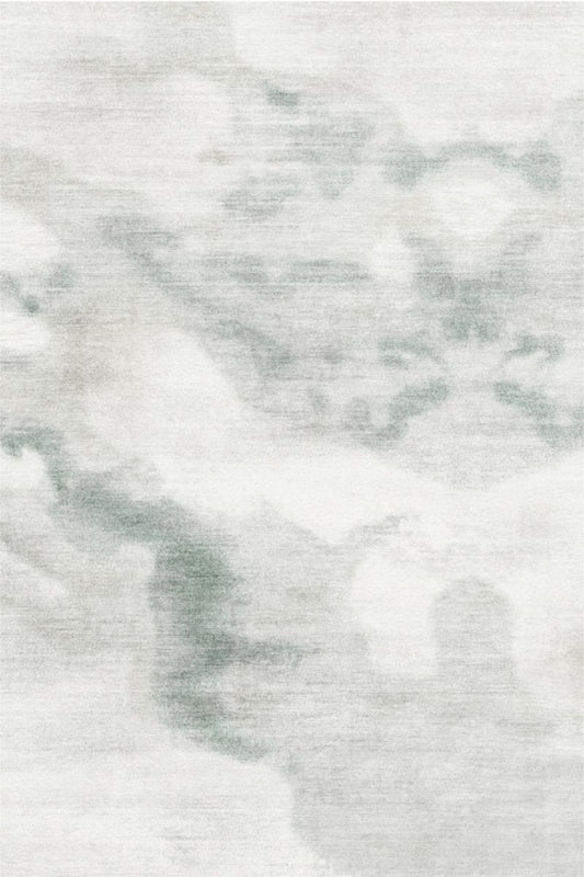 Tapis Sage Green Mist | Moderne | Série Polyfibre Cashmere