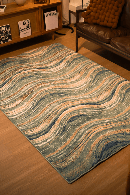 Tapis Seaside Drift | Série Wilton Dyed