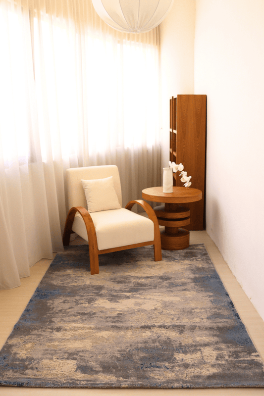 Tapis de luxe Stormy Cascade | Série Carlton Modern