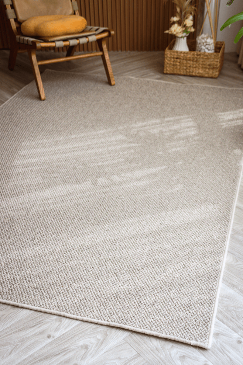 Tapis à poils bouclés taupe | Série Earth