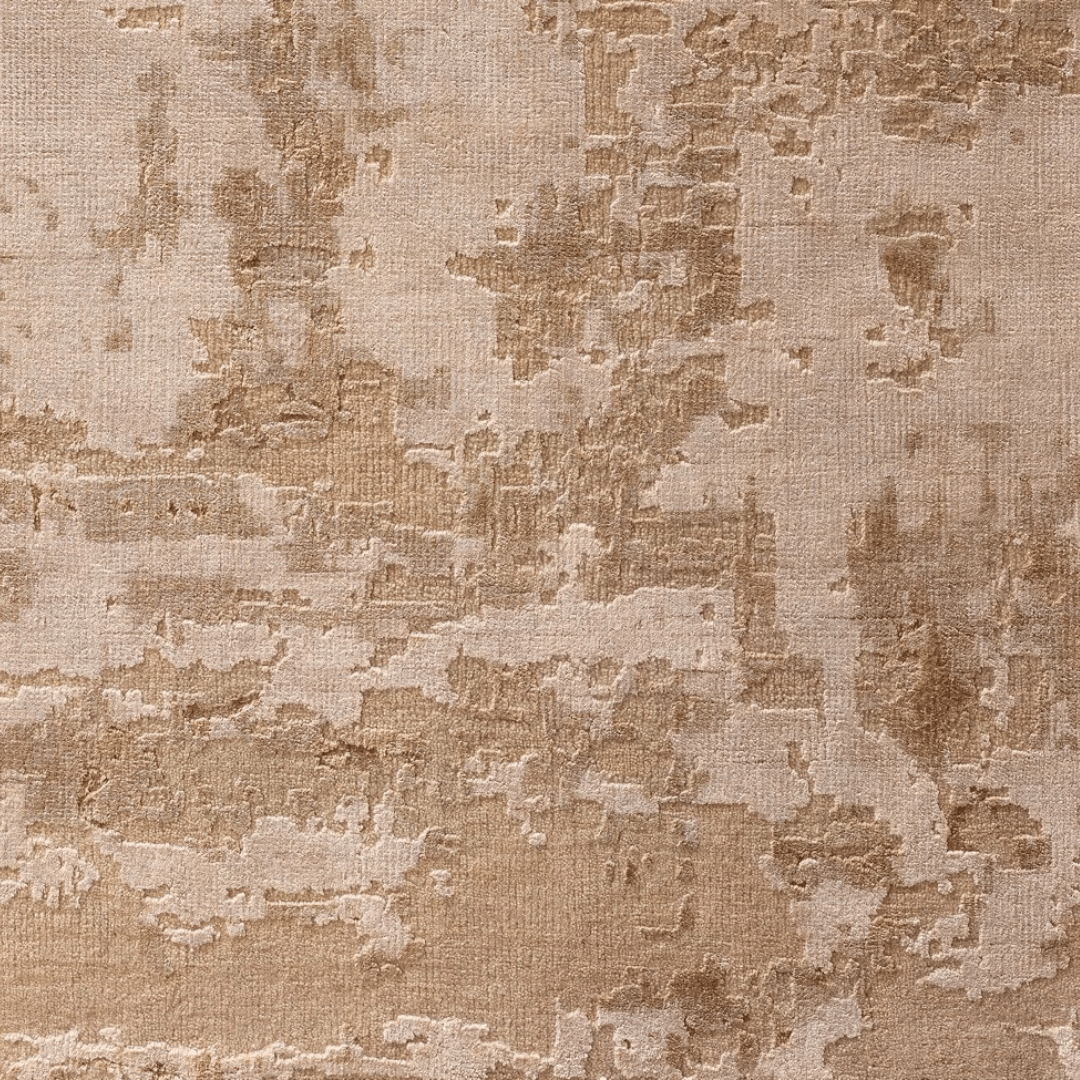 Tapis relique toscan | Laine et soie de luxe, noué à la main