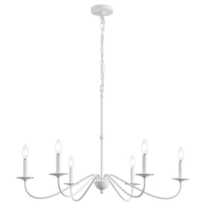 Lustre LED en fer à 6 lumières, 34,75 $, par JONATHAN Y