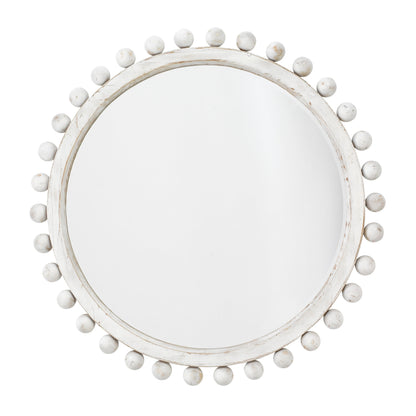 Miroir rond en bois Alden Décor Orion, naturel
