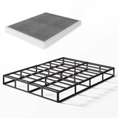 Ressort métallique à profil bas de 5 pouces, structure robuste avec revêtement gris