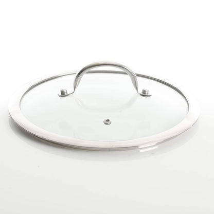 Batterie de cuisine robuste en acier inoxydable, 10 pièces