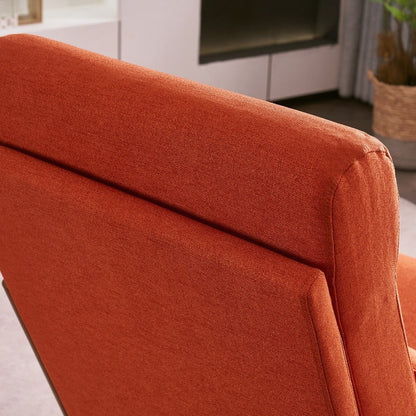 Chaise de loisirs à dossier haut en bois massif avec accoudoirs et dossier Chaise d'appoint