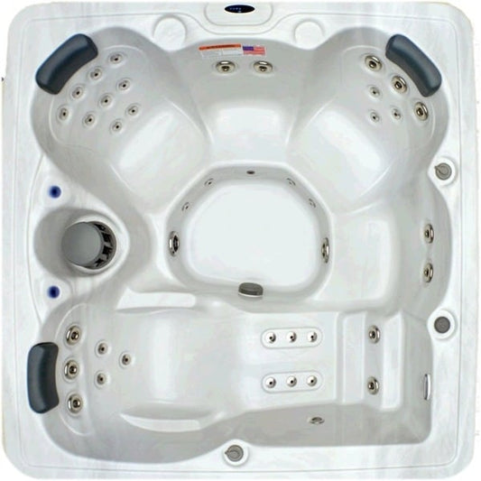 Spa 51 jets Home and Garden pour 5 personnes avec jets en acier inoxydable et ozone - 80 x 80 x 34