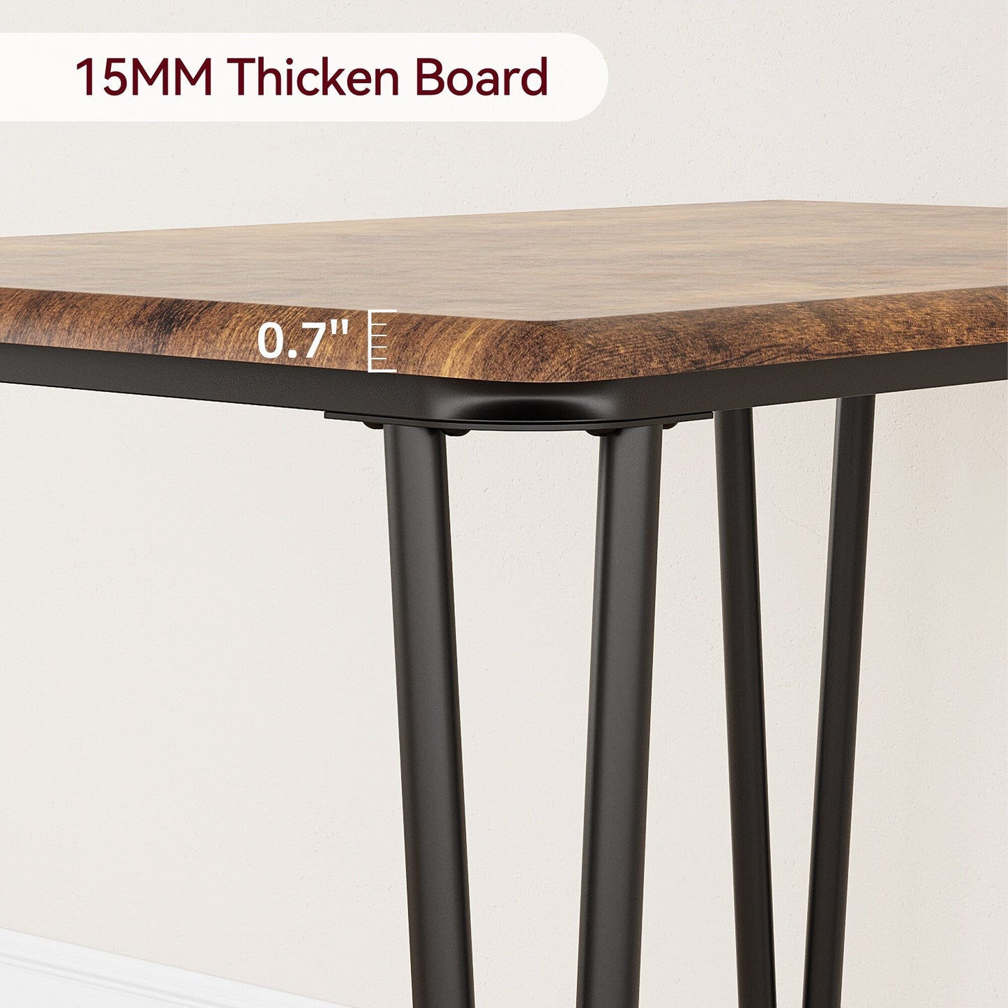 Ensemble de table à manger moderne pour cuisine - 3 pièces