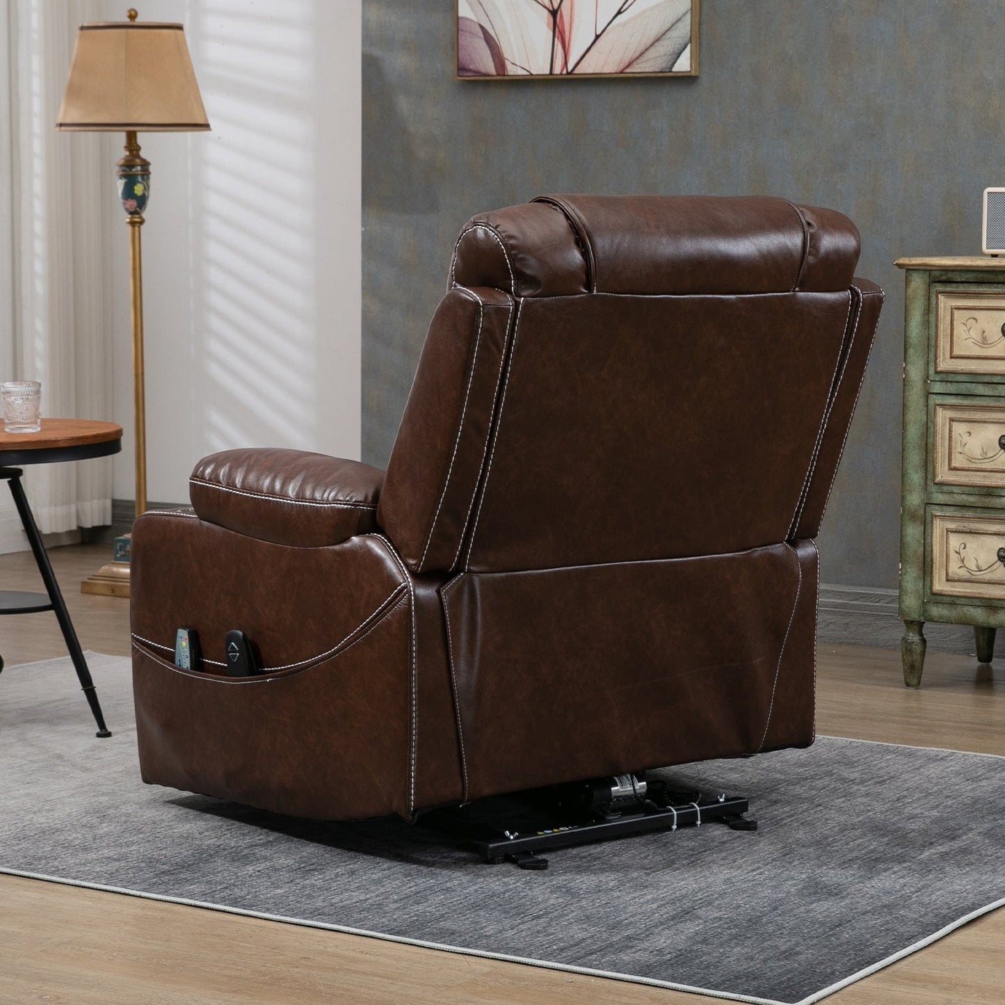 Fauteuil inclinable électrique surdimensionné pour personnes âgées, 400 lb.