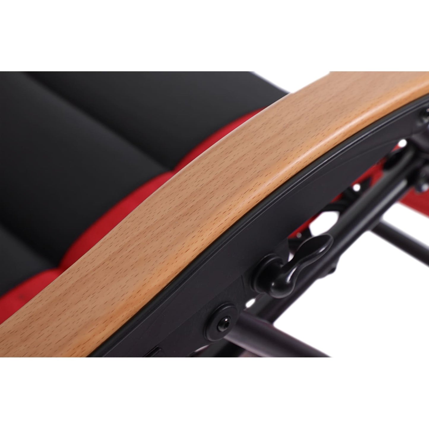 Fauteuil de salon surdimensionné XL rembourré à gravité zéro, accoudoirs larges, inclinable et réglable avec porte-gobelet - N/A