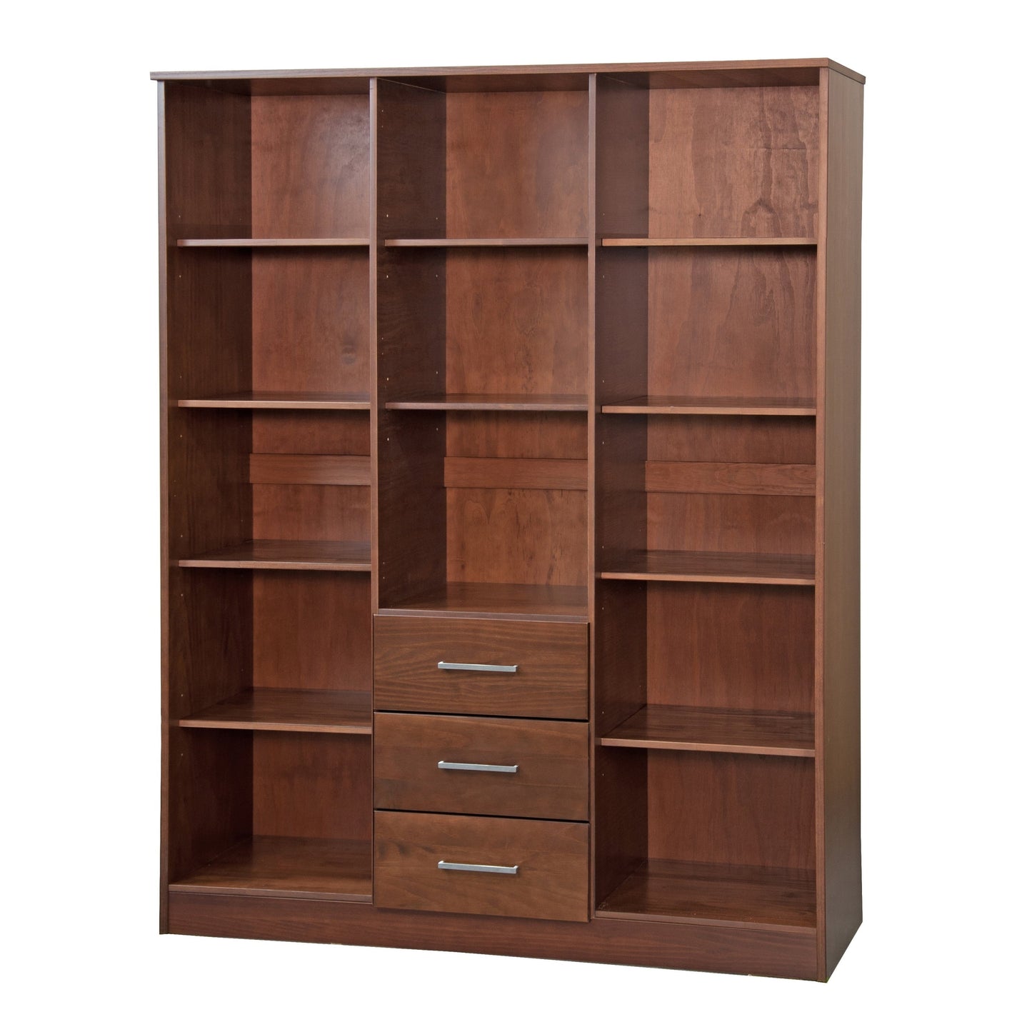 Armoire penderie 3 portes Cosmo 100 % bois massif de Palace Imports avec portes en bois massif ou en miroir