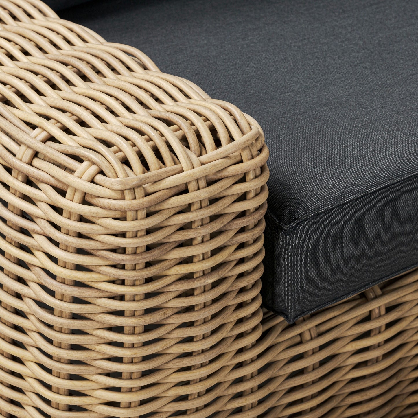 Ensemble de salon d'angle d'extérieur/terrasse Poly &amp; Bark Puglia avec table basse