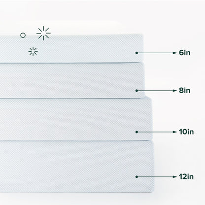 Matelas en mousse à mémoire de forme Priage by Zinus de 8 pouces au thé vert
