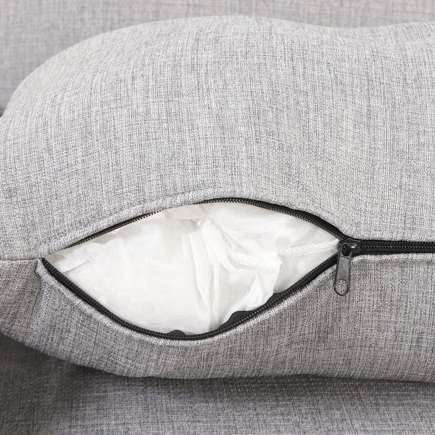 Canapé-lit gigogne 3 en 1 avec table à 2 oreilles