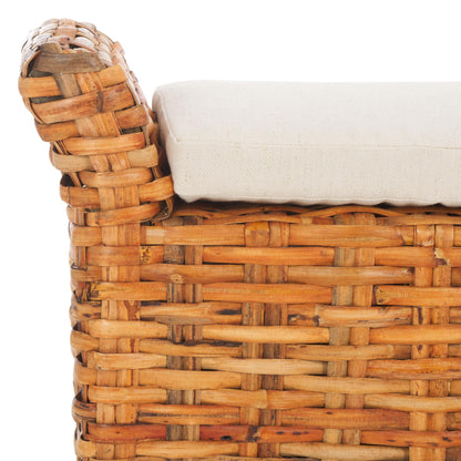 Banc SAFAVIEH Danna Brown - 43,9 x 14,8 x 21,1 - 44 L x 15 P x 21 H