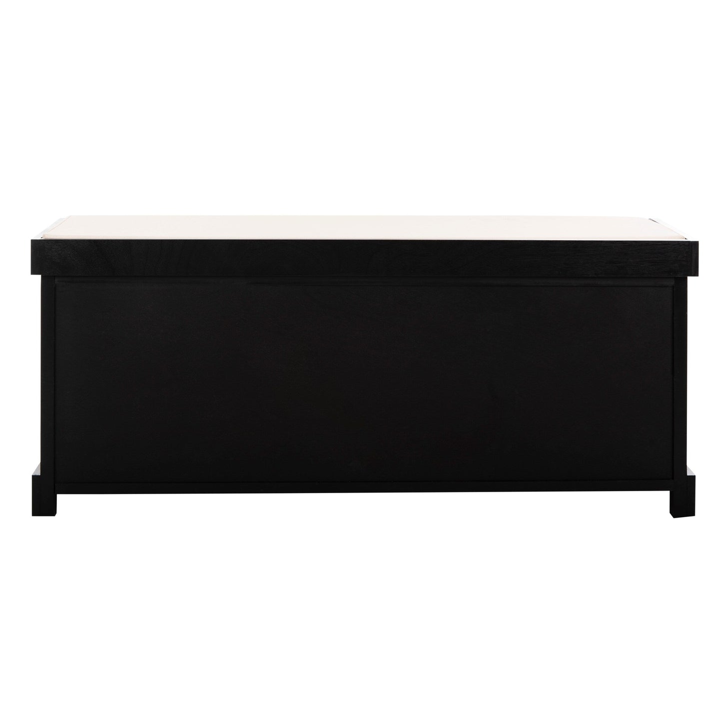 Banc de rangement SAFAVIEH Eola gris/blanc - 47 x 16,1 x 19,9 - 47 L x 16 P x 20 H