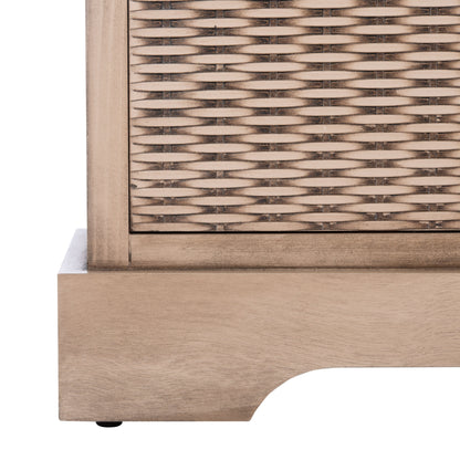 Banc de rangement à 3 tiroirs SAFAVIEH Fiorello avec coussins - 47,3 L x 15 L x 19 H - 47 L x 15 P x 19 H