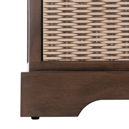 Banc de rangement à 3 tiroirs SAFAVIEH Fiorello avec coussins - 47,3 L x 15 L x 19 H - 47 L x 15 P x 19 H