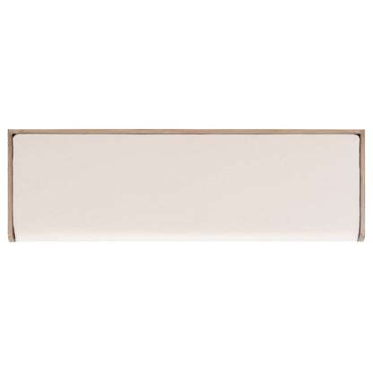 Banc de rangement à 3 tiroirs SAFAVIEH Fiorello avec coussins - 47,3 L x 15 L x 19 H - 47 L x 15 P x 19 H