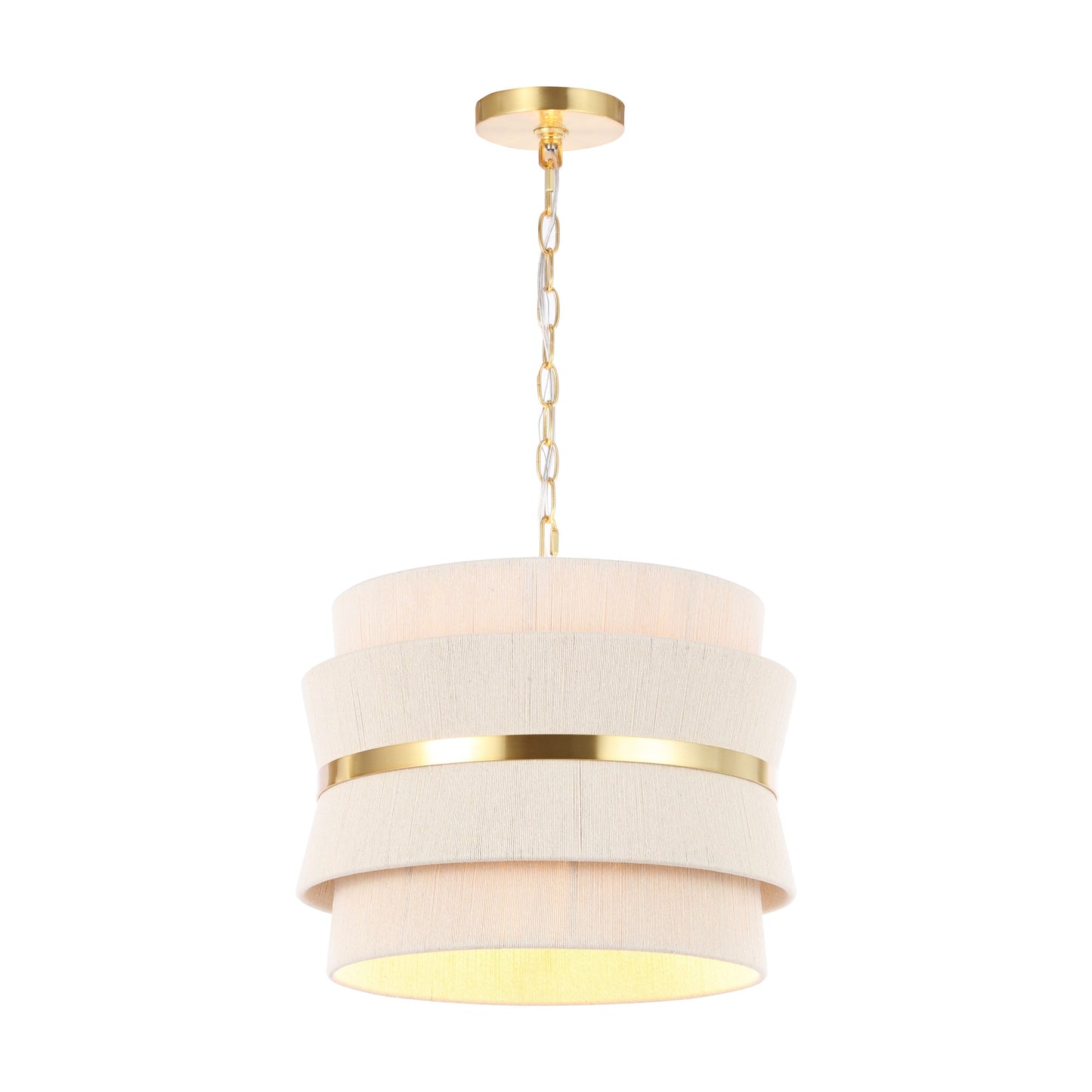 SAFAVIEH Oprea Suspension réglable à 3 lumières (ampoules LED incluses) - 16 x 16 x 16,5-72,5