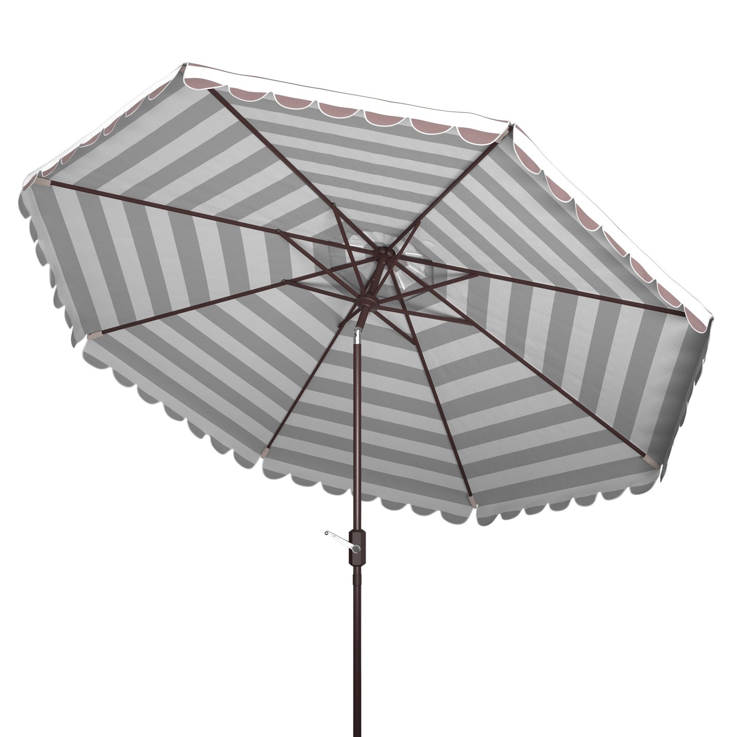 Parapluie rond à manivelle SAFAVIEH Outdoor Jaylee 11 pieds
