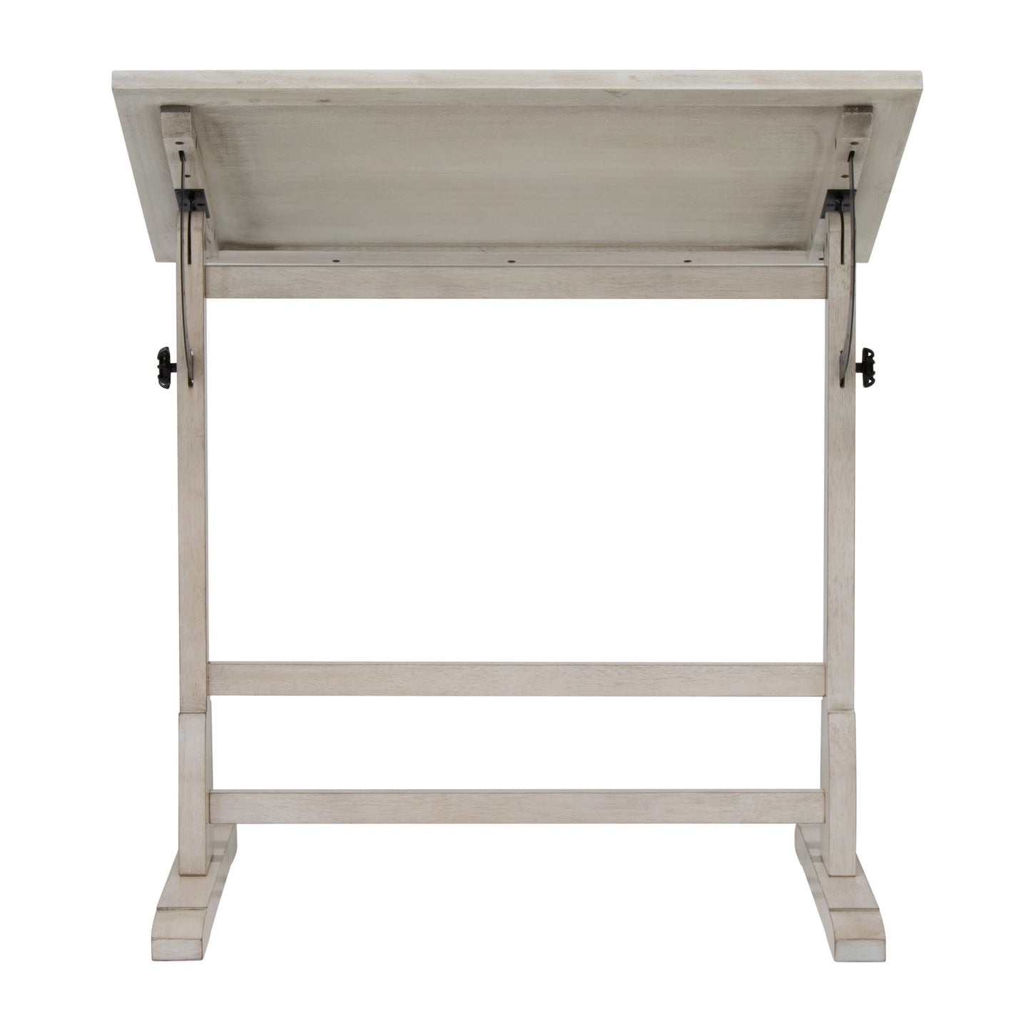 Table à dessin vintage en bois de 36 pouces avec plateau réglable en angle pour le dessin