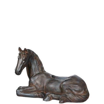 Vase Cheval Sullivans 16H Bronze - 24L x 14W x 16H