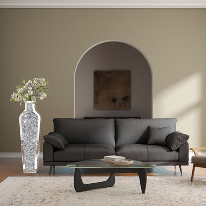 Grand vase de sol en diamant concassé