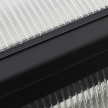 Serre de jardin en aluminium VEIKOUS avec ventilation de toit réglable et porte verrouillable, gris