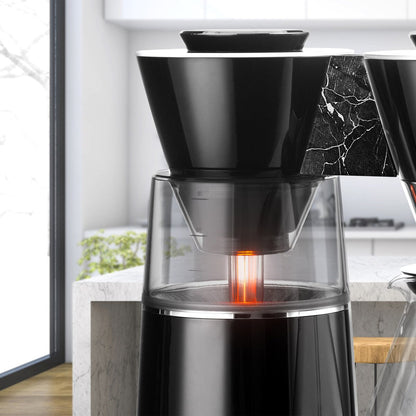 Cafetière filtre Vision Luxe 12 tasses avec tableau de bord rotatif