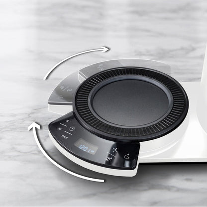 Cafetière filtre Vision Luxe 12 tasses avec tableau de bord rotatif